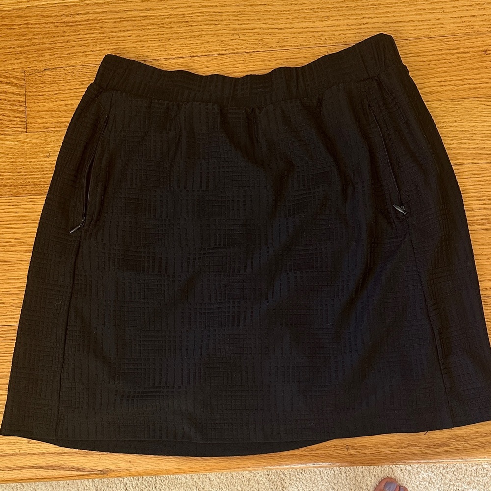 Chic Black A-Line Skirt